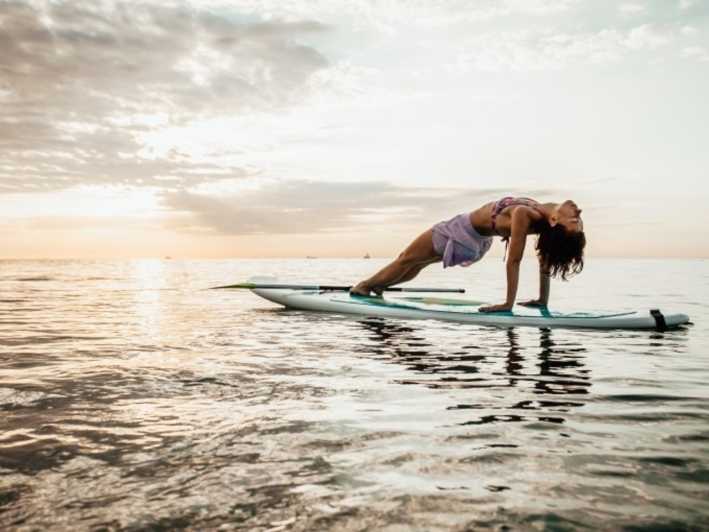 paddle board yoga